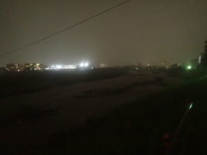 台風19号：鳥山川、18時